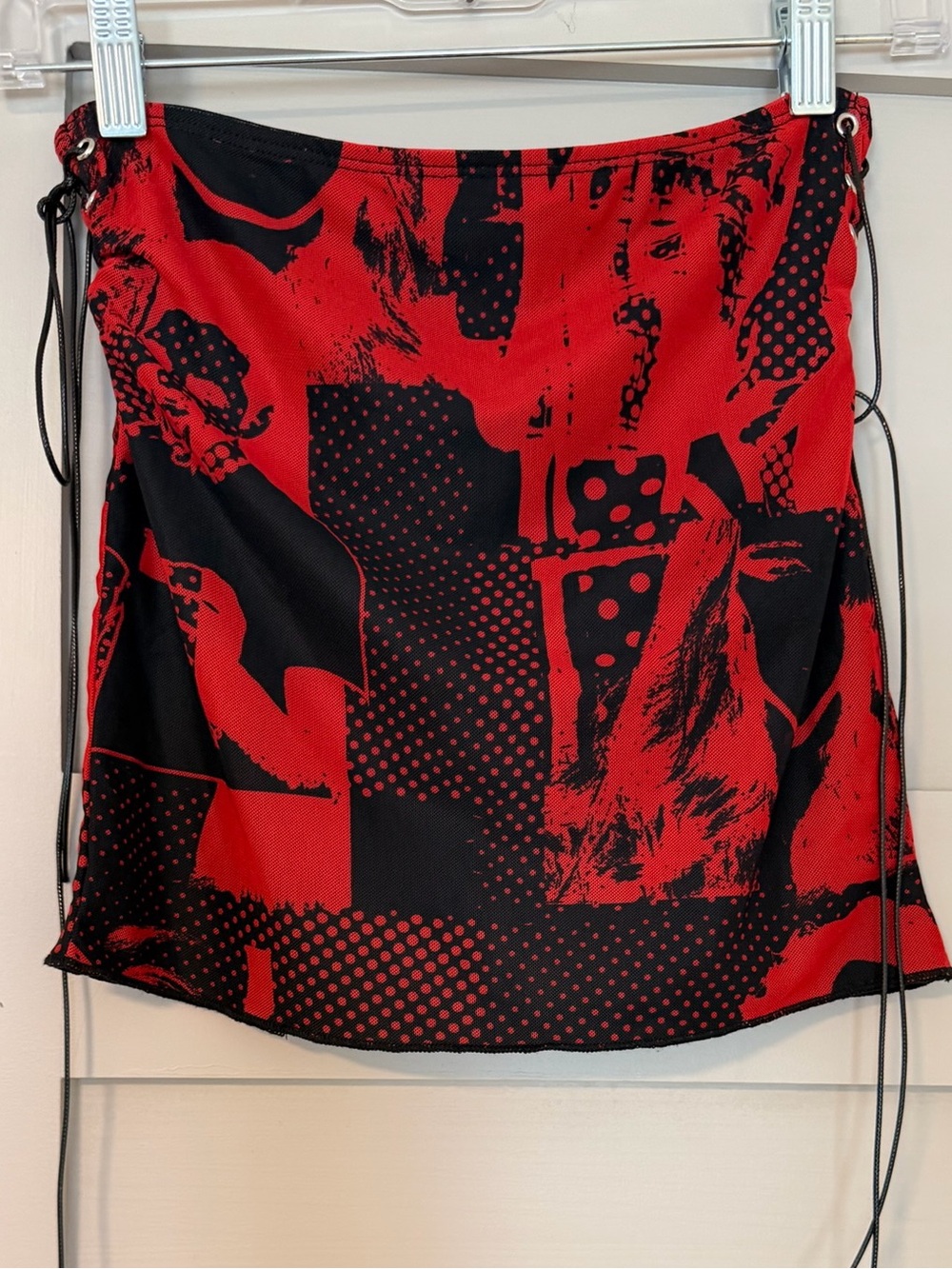 Edikted Tati Printed Mesh Mini Skirt